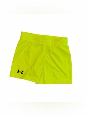 Under Armour Neon Lime Girls Athletic Shorts